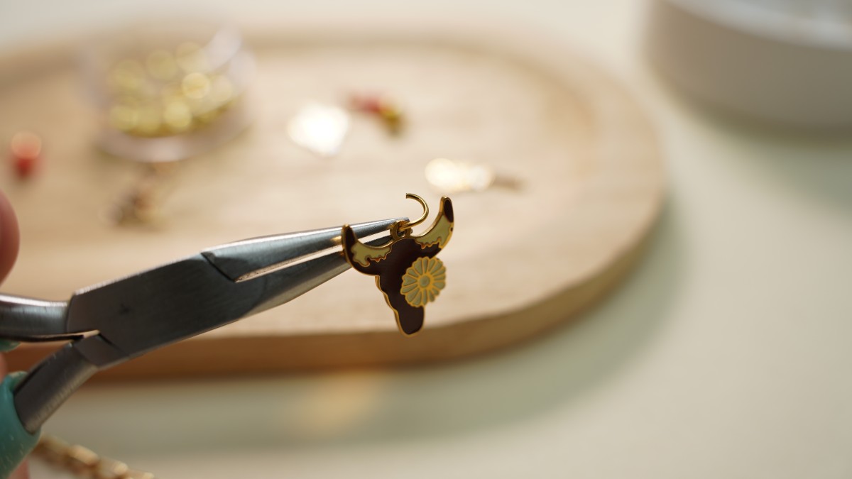 Collana di ciondoli da cowgirl : Tappa 3