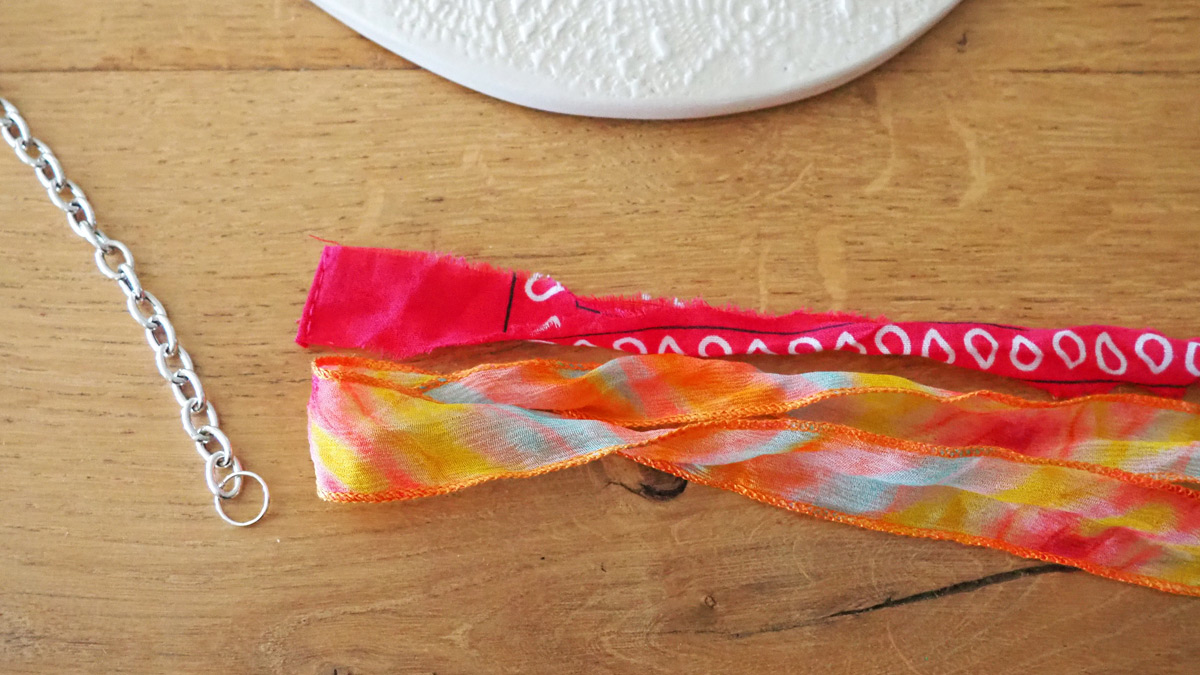 Collana intrecciata con palma di ametista e Ciondolo in argento 925 : Tappa 1