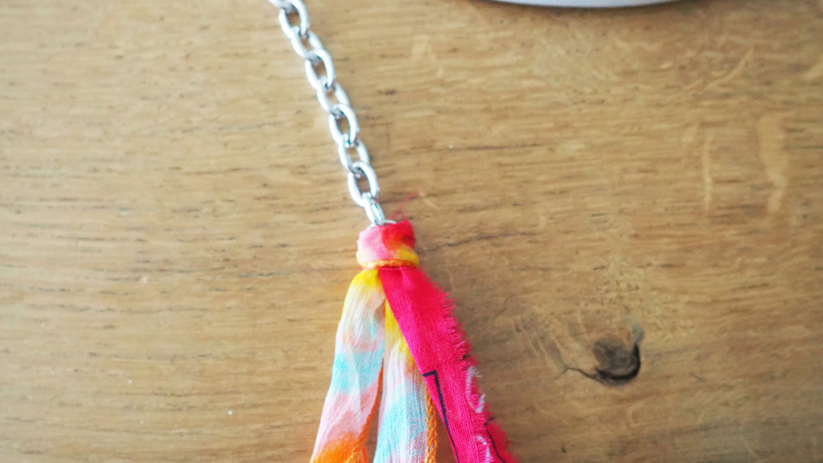 Collana intrecciata con palma di ametista e Ciondolo in argento 925 : Tappa 3