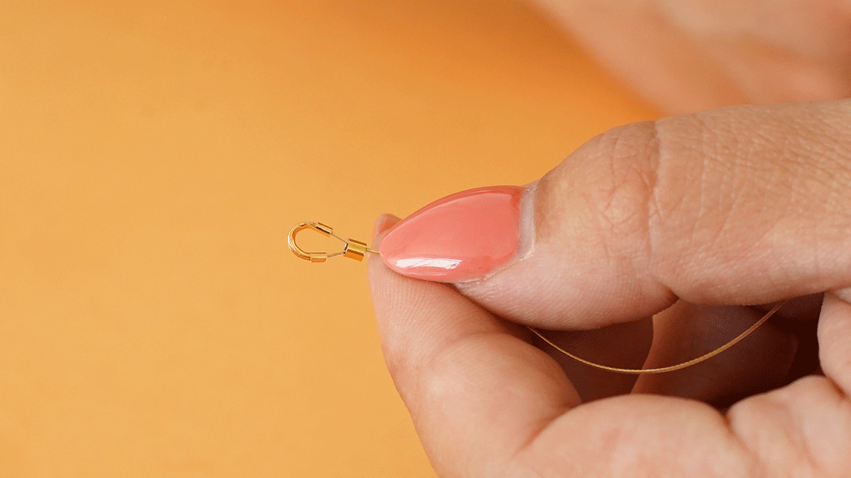 Set di bracciali verdi e dorati in pietre naturali : Tappa 1