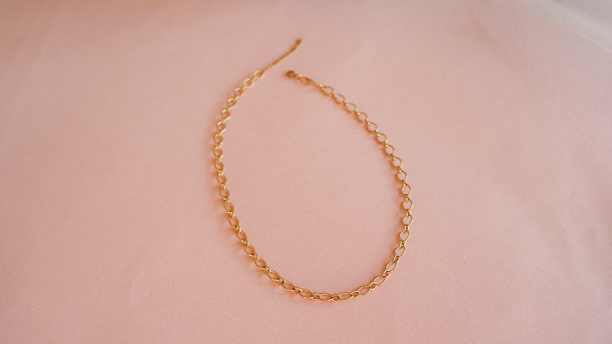 I miei gioielli fai-da-te - Kit di gioielli Collana con charms Cuori in acciaio inossidabile Dorato : Tappa 1 I miei gioielli fai-da-te - Kit di gioielli Collana con charms Cuori in acciaio inossidabile Dorato : Tappa 1