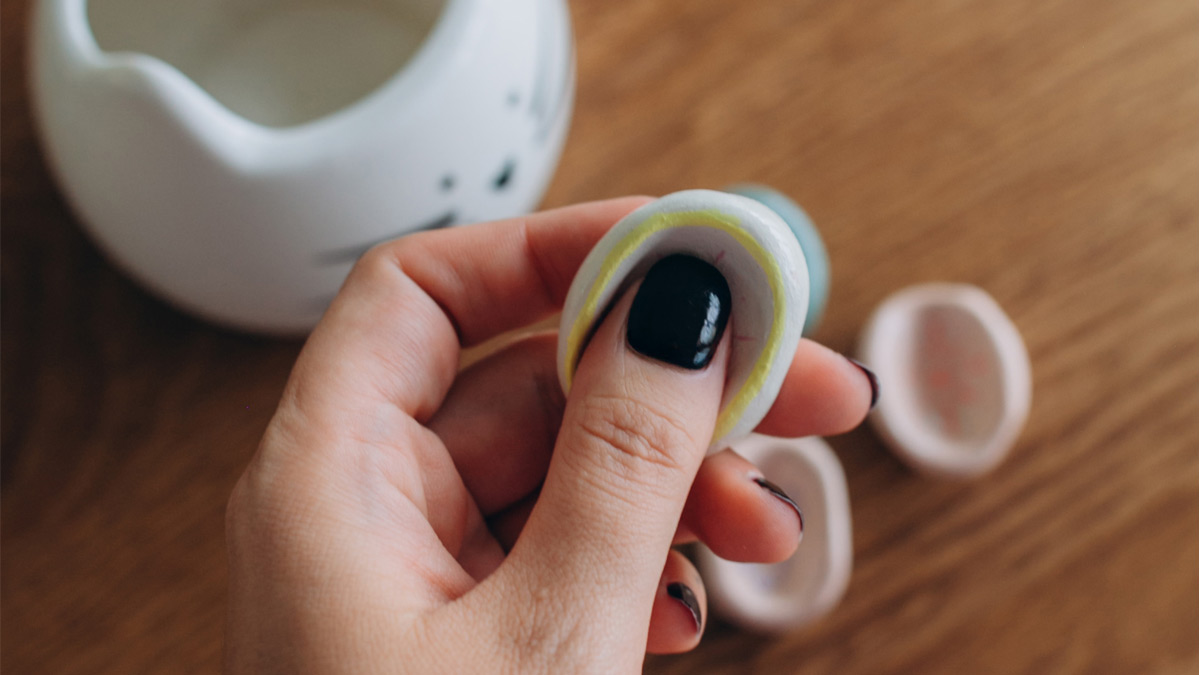 Schema Pietra delle preoccupazioni fai da te - Pietra lenitiva in argilla autoindurente