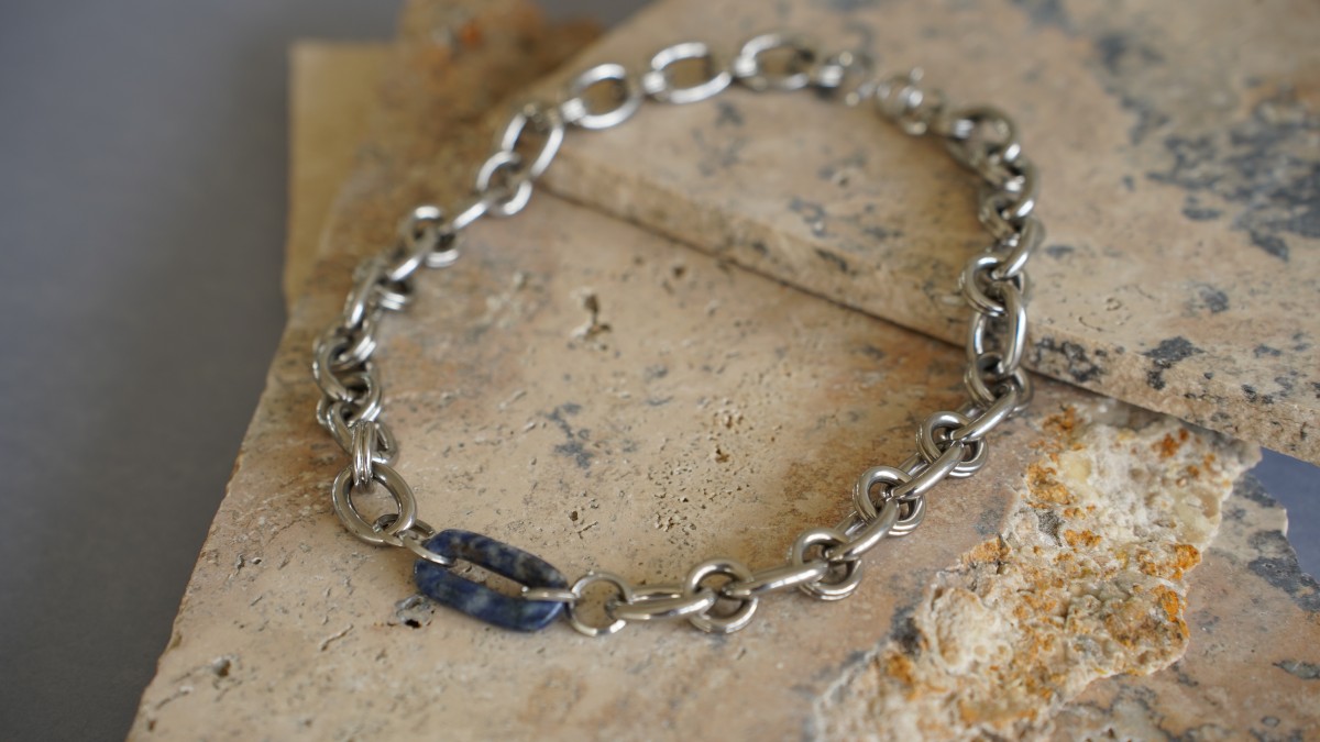 Bracciale e collana con pietre naturali : Tappa 10