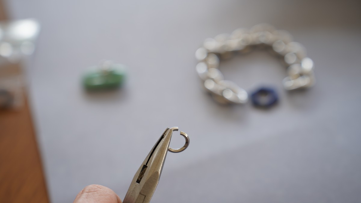 Bracciale e collana con pietre naturali : Tappa 14