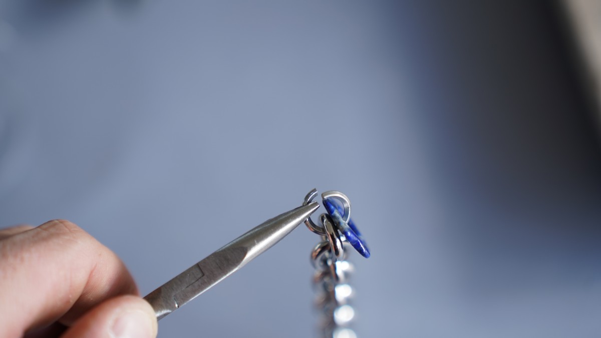 Bracciale e collana con pietre naturali : Tappa 16