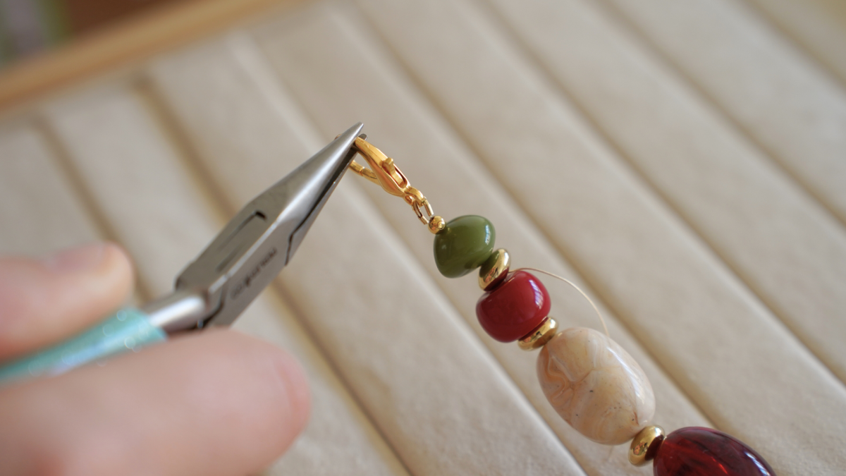 Collier Vintage En Résine Colorée - Longueur 53 Cm - Neuf Sans Emballage - Bijou Déco Unique