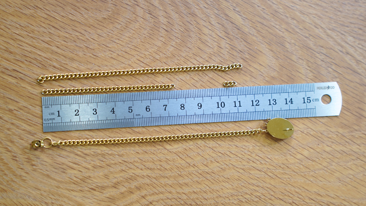 Orecchini e catene in cristallo puro : Tappa 1