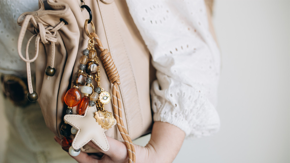 Schema Gioielli da borsa fai da te ciondoli in acciaio inossidabile e perle in resina