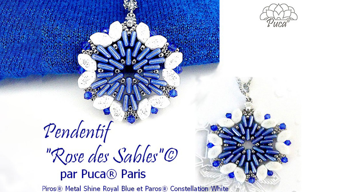 Pendente Rose des Sables di Puca Pendente Rose des Sables di Puca