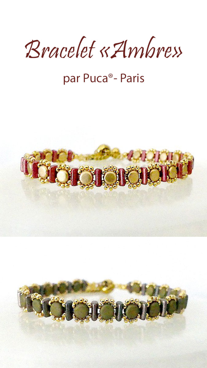 Schema Bracciale in ambra di Puca