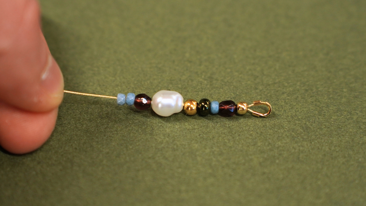 DIY Collana di perle in acciaio inossidabile, chiusura e pendente a forma di cuore : Tappa 5