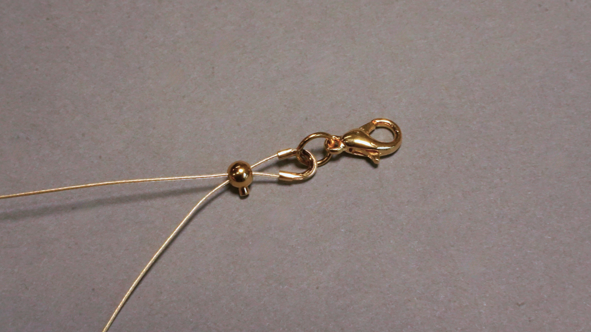 Collana con pendente in pietra semipreziosa e Perla : Tappa 2