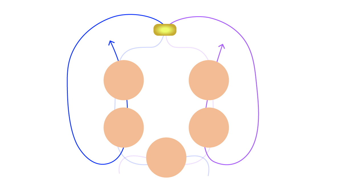 Bracciale con gemme e fiori di trottola Preciosa : Tappa 4