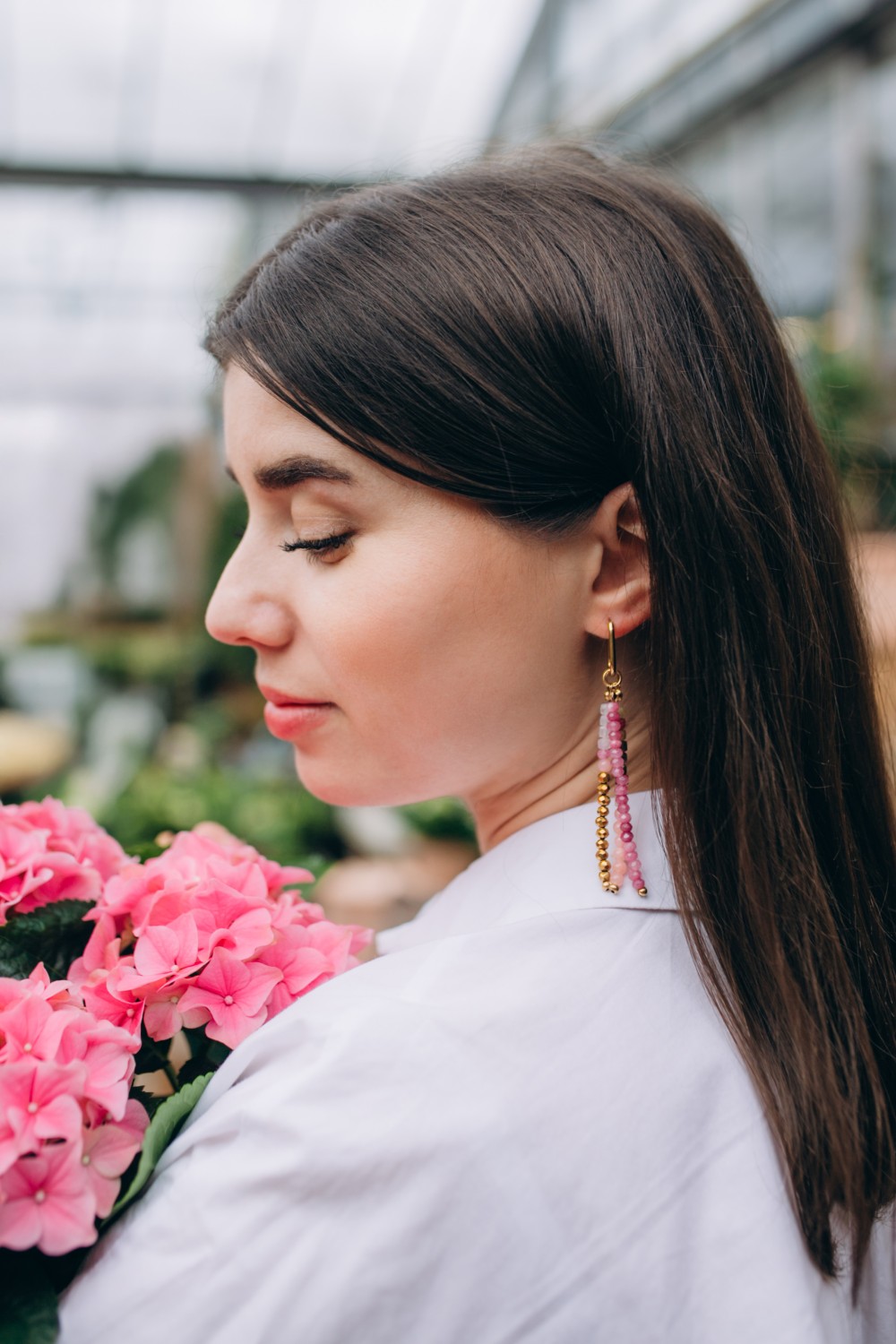 Schema Orecchini pendenti con pietre preziose