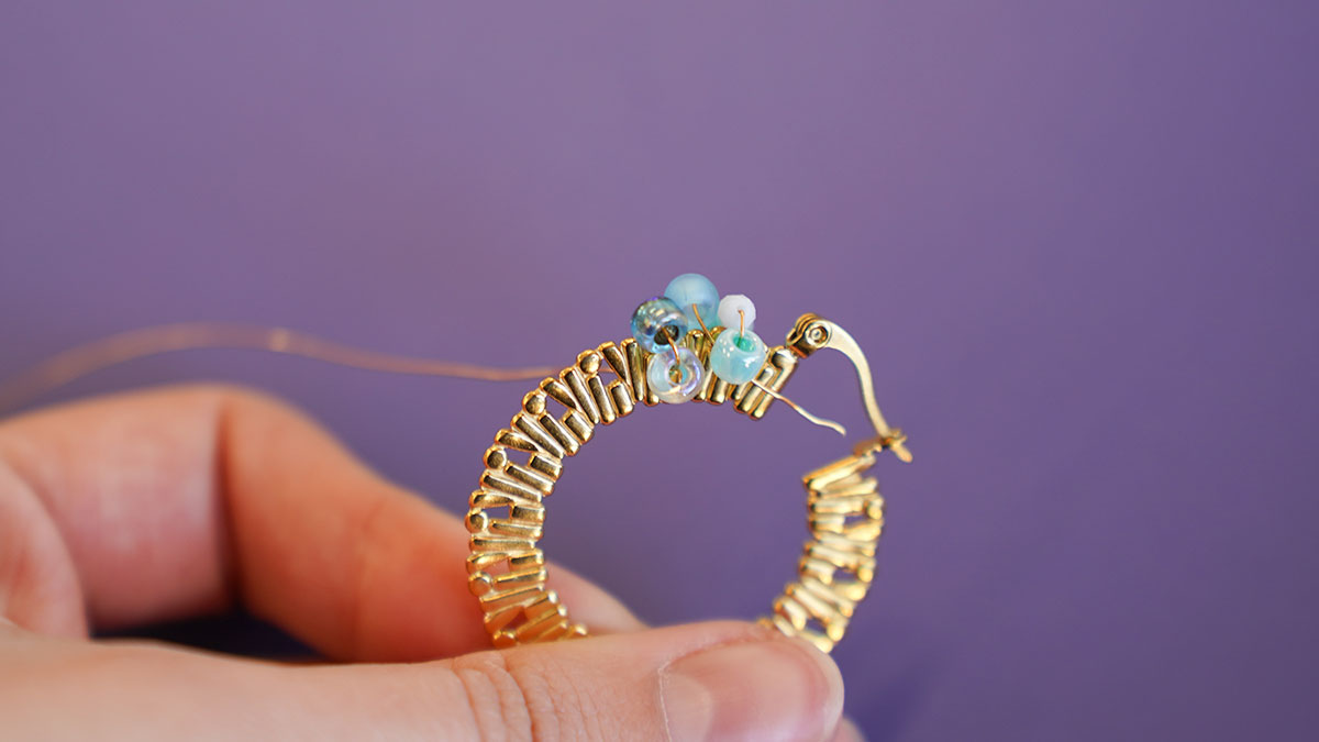 Creoli in perline e pietre naturali : Tappa 5