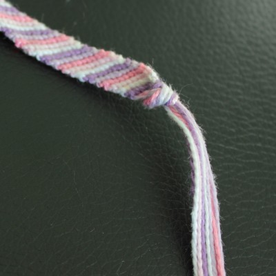 Trio di braccialetti brasiliani classici, : Tappa 9 Trio di braccialetti brasiliani classici, : Tappa 9