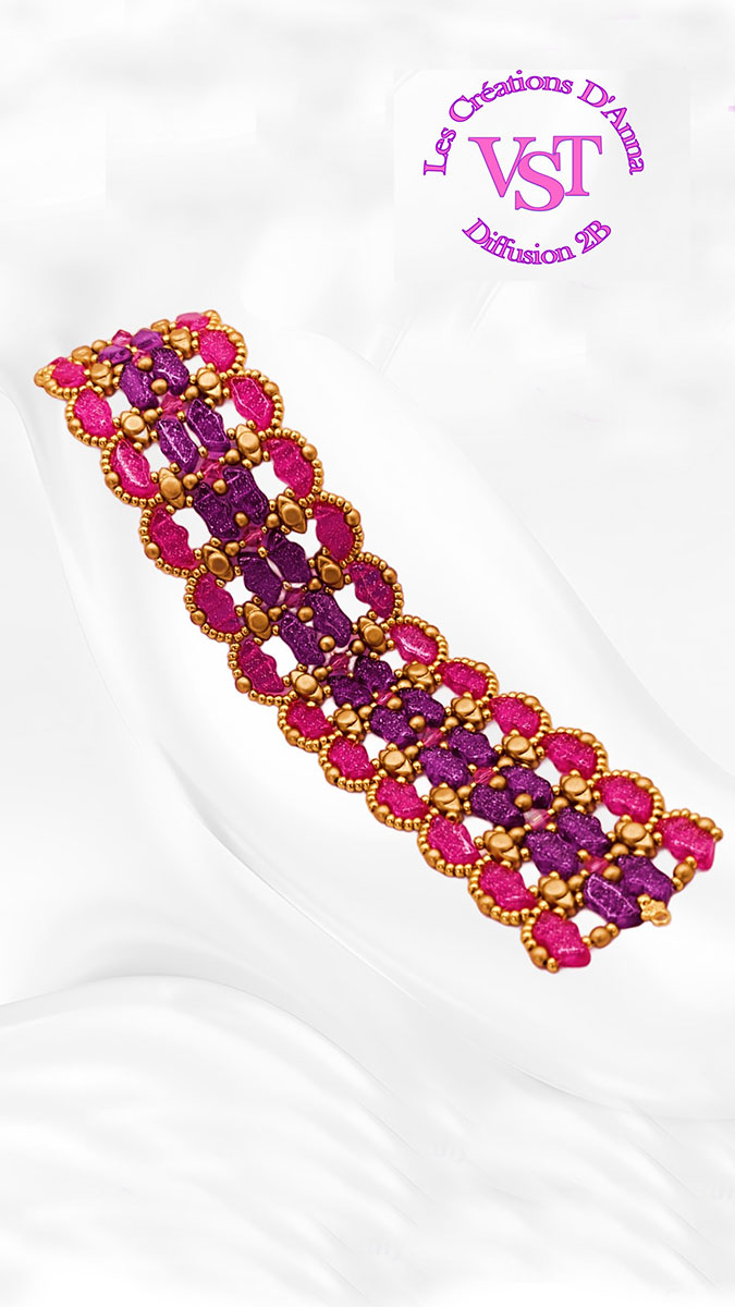 Schema Bracciale Nilla di Les créations d'Anna