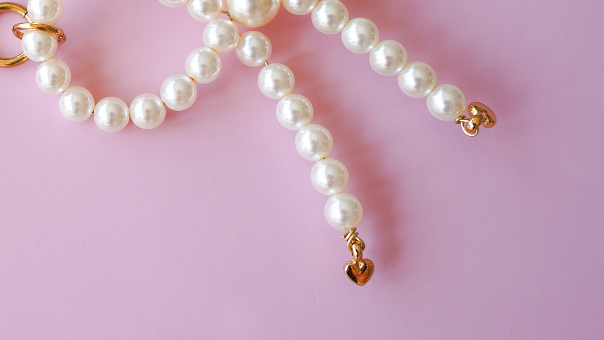 Gioielli da borsa fai da te per la festa della mamma: portachiavi con perline e lettere perlate : Tappa 9