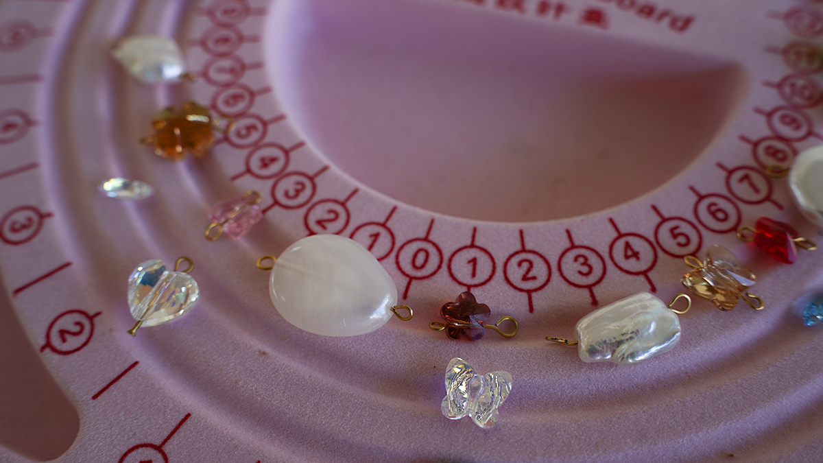 Collana di cristalli e perle PureCrystal : Tappa 2
