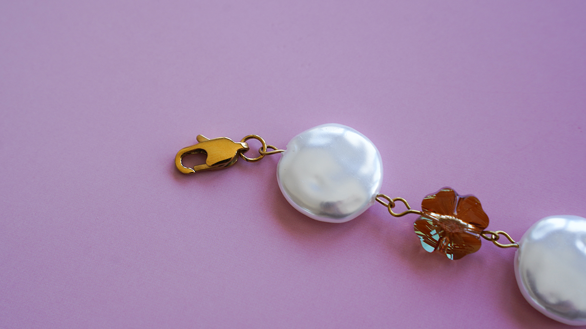 Collana di cristalli e perle PureCrystal : Tappa 6