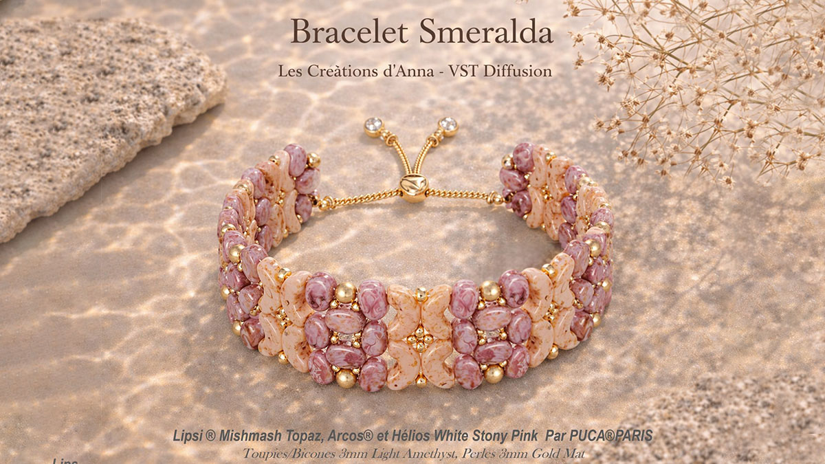 Bracciale Smeralda di Les créations d'Anna