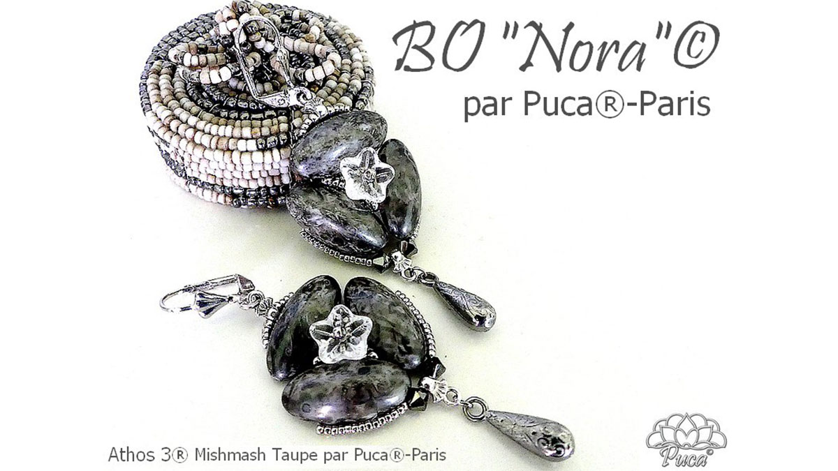 Schema Orecchini Nora di Les perles par Puca® (Perle di Puca®)