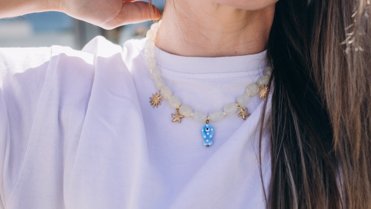 Collana con ciondolo personalizzabile