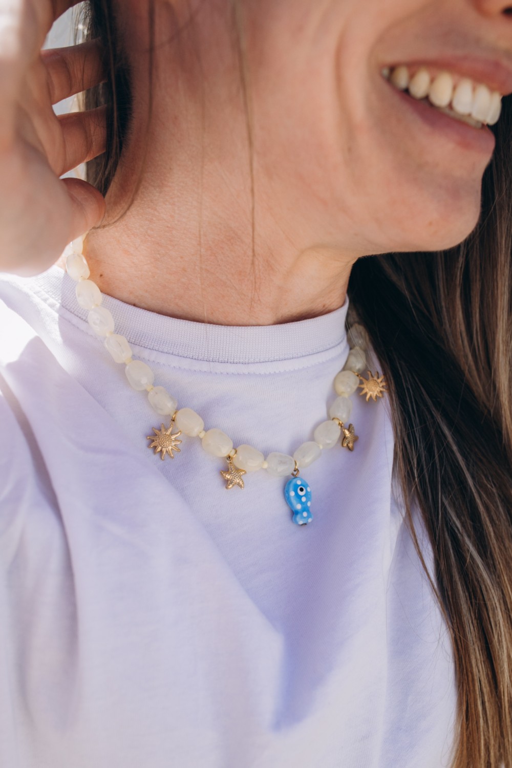 Collana con ciondolo personalizzabile