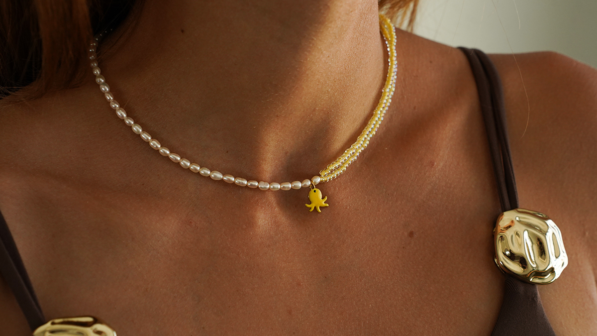 Fai da te: collana con perline Miyuki e perline d'acqua dolce Fai da te: collana con perline Miyuki e perline d'acqua dolce