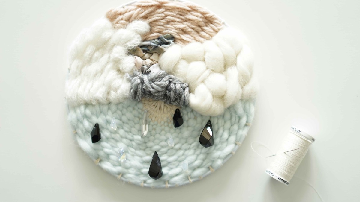 Tessitura di pareti rotonde di Julie Robert : Tappa 10