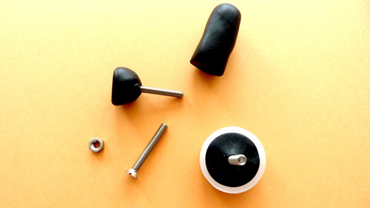 Maniglie delle porte argilla polimerica gioielli Cernit e mandala stencil : Tappa 1