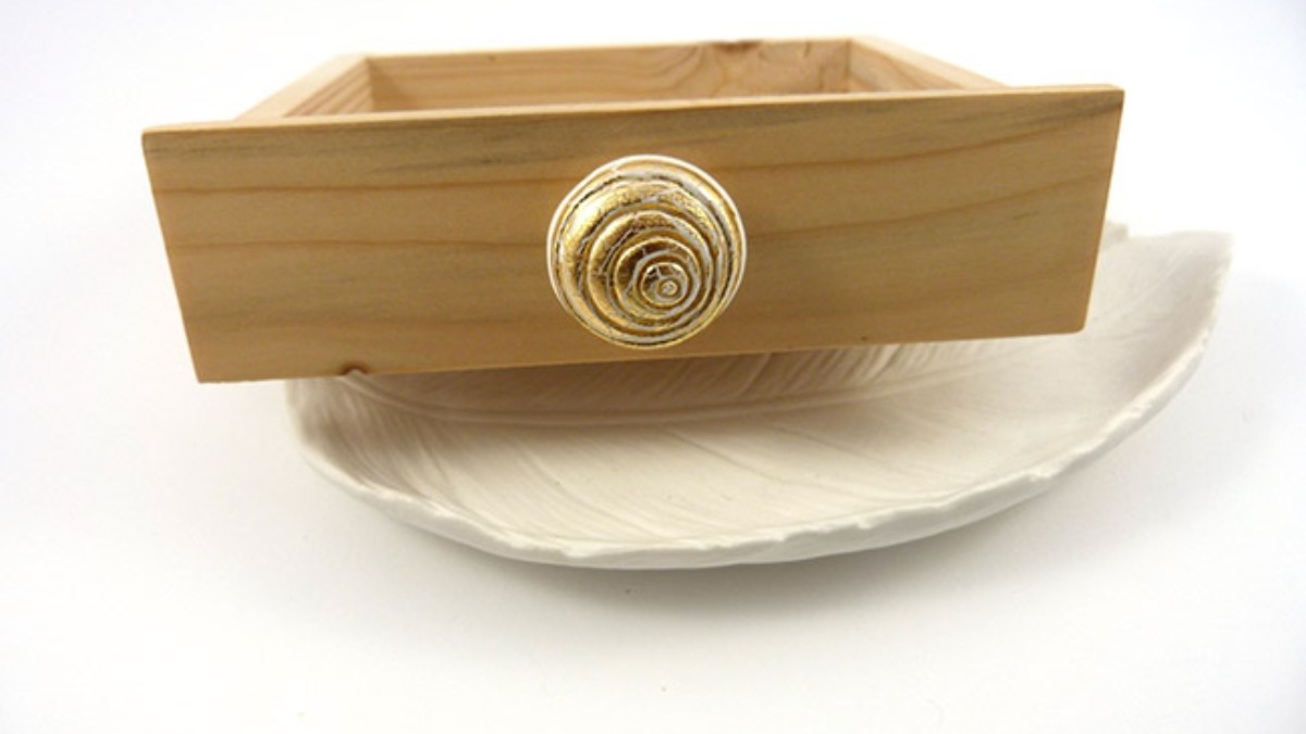 Maniglie delle porte argilla polimerica gioielli Cernit e mandala stencil : Tappa 12