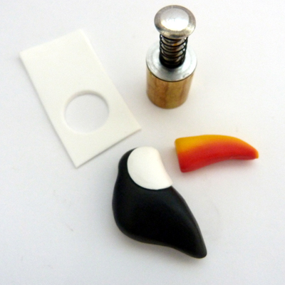 Tucano in pasta polimerica Fimo : Tappa 9