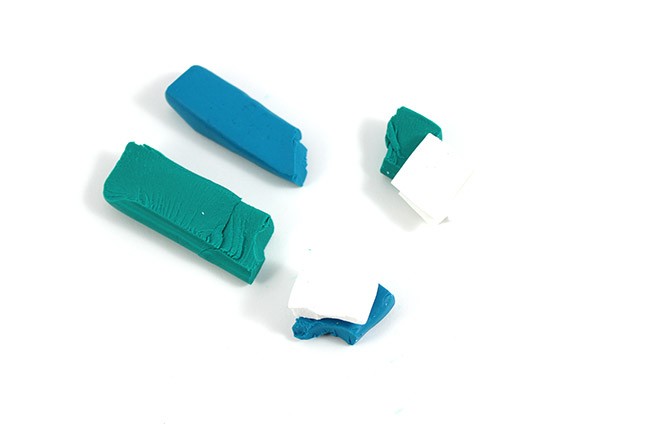 Orecchini in finta lana Fimo lavorati all'uncinetto : Tappa 1