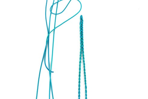 Orecchini in finta lana Fimo lavorati all'uncinetto : Tappa 5