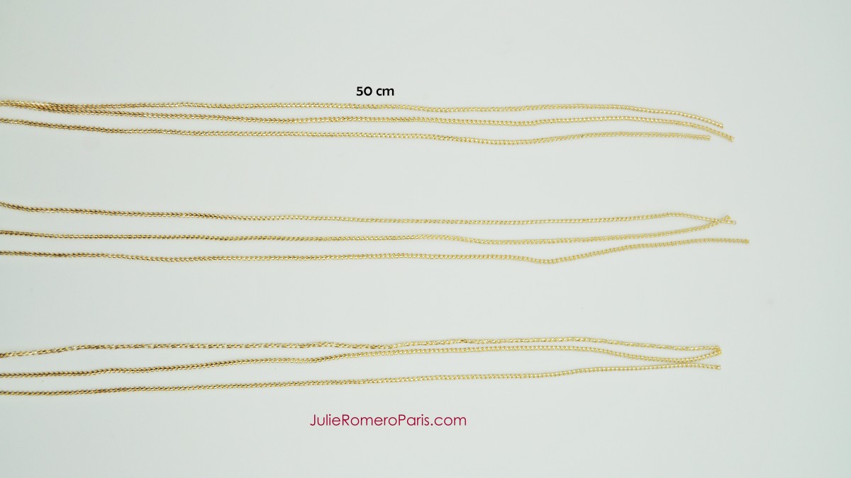 Headband rocailles Toho e catena strass PureCrystal : Tappa 1