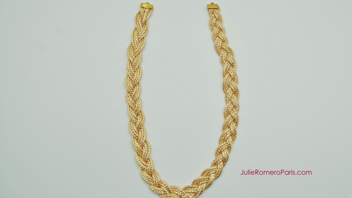 Headband rocailles Toho e catena strass PureCrystal : Tappa 6