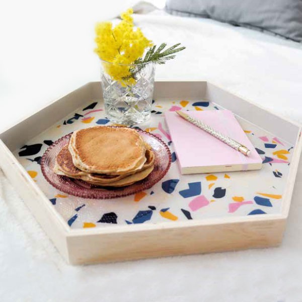 Schema Creazione di un piano in terrazzo con la resina Pebeo