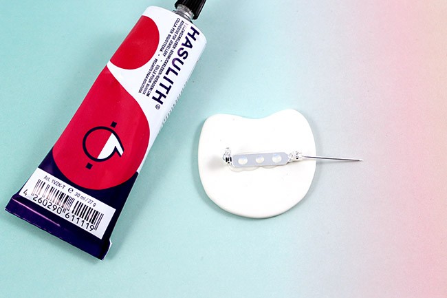 Spilla Panda in argilla Fimo e Sculpey liquido : Tappa 5