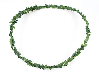 Corona di fiori in carta crespa ed edera sintetica : Tappa 1 Corona di fiori in carta crespa ed edera sintetica : Tappa 1