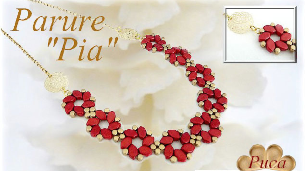 Schema Fai da te Pia Parure Paros e Minos Glass Parure di Puca