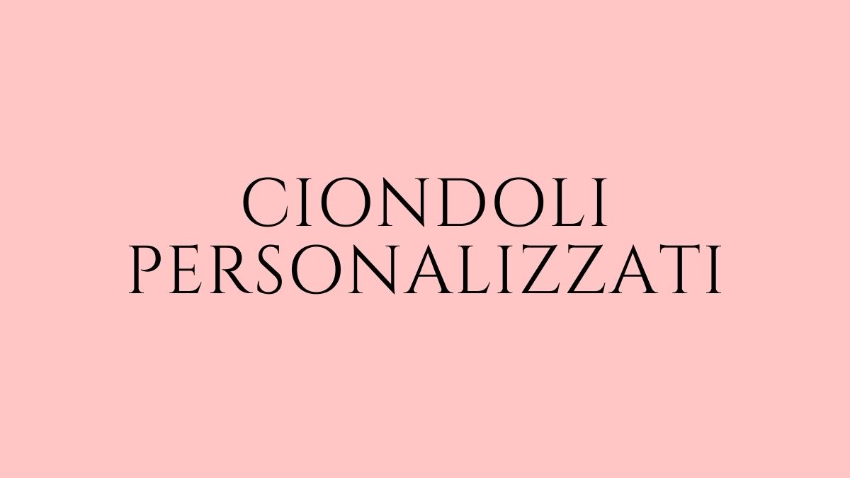 breloques personnalisées